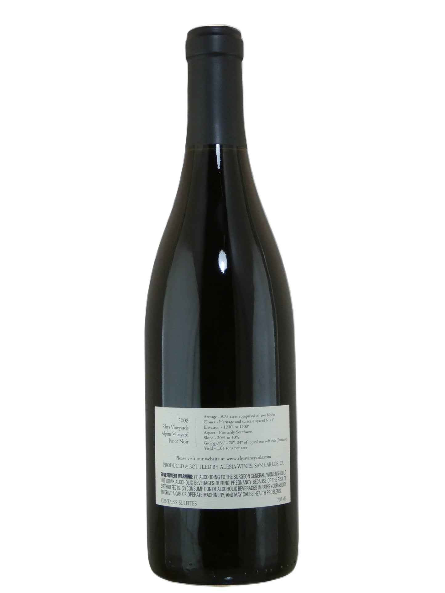 Rhys Vineyards Pinot Noir Alpine Vineyard - 2008 (750ml)