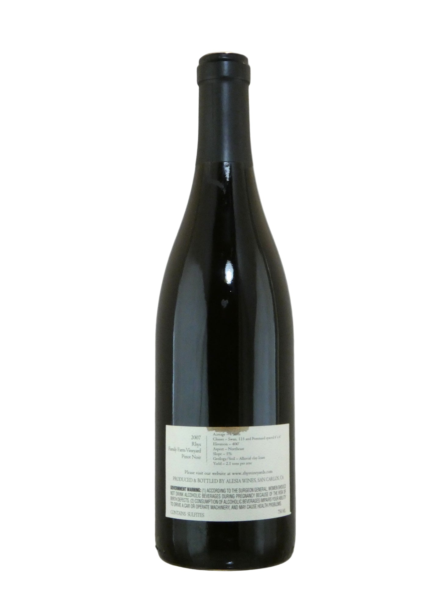 Rhys Vineyards Pinot Noir Family Farm Vineyard - 2007 (750ml)