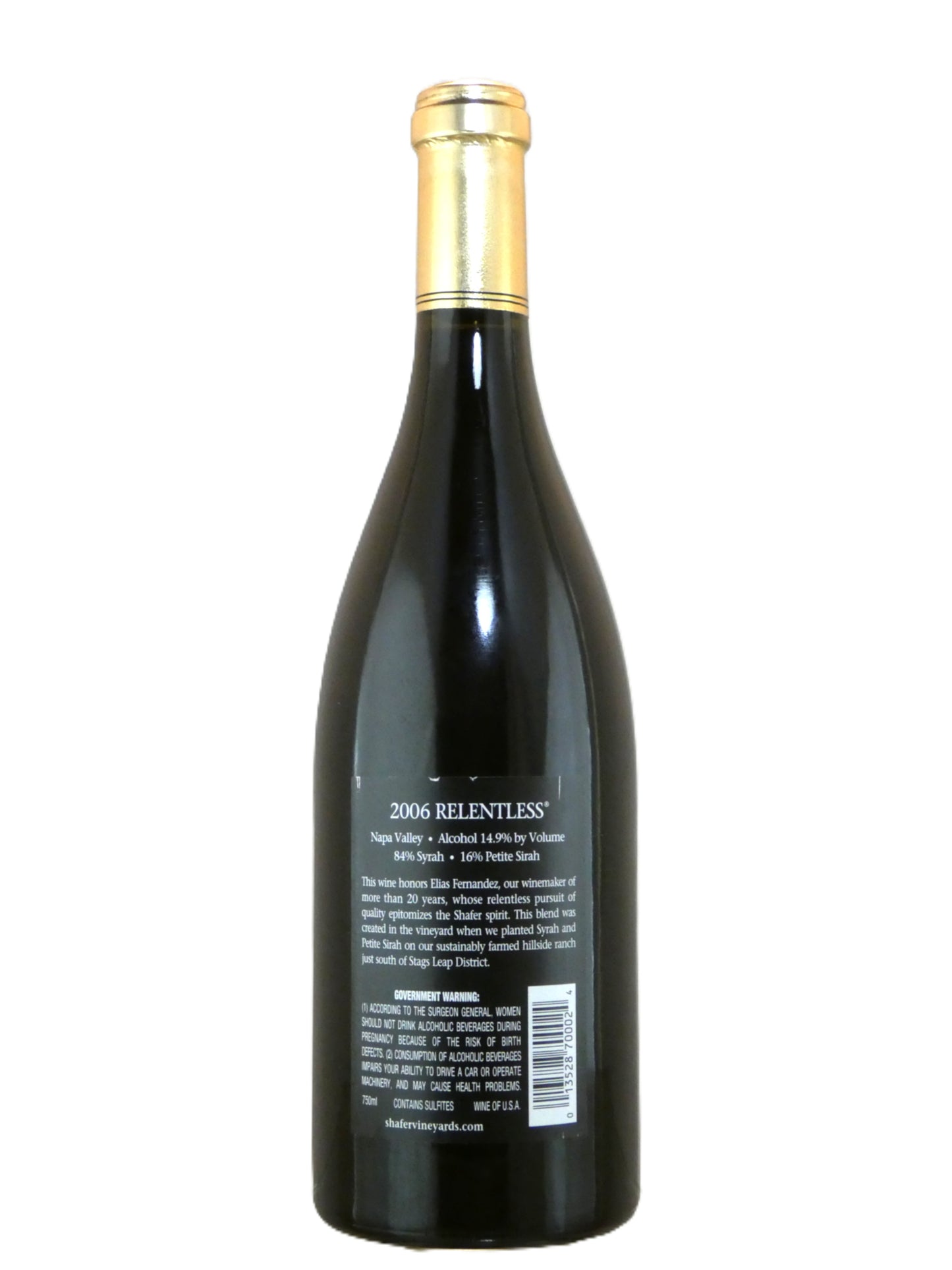 Shafer Relentless - 2006 (750ml)