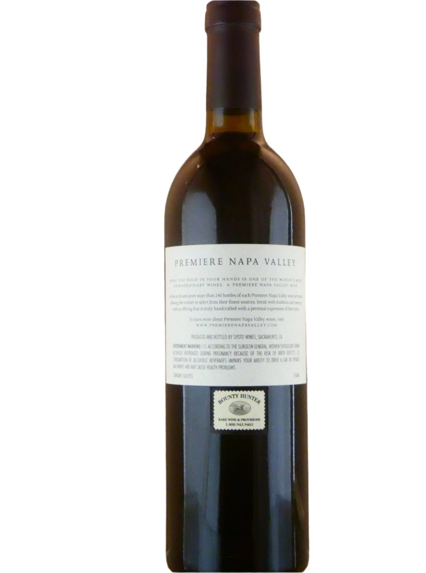 Spoto Wines Premiere Napa Valley Private Reserve Cuvee Oakville Red Auction 17 Lot 52 - 2011 (750ml)