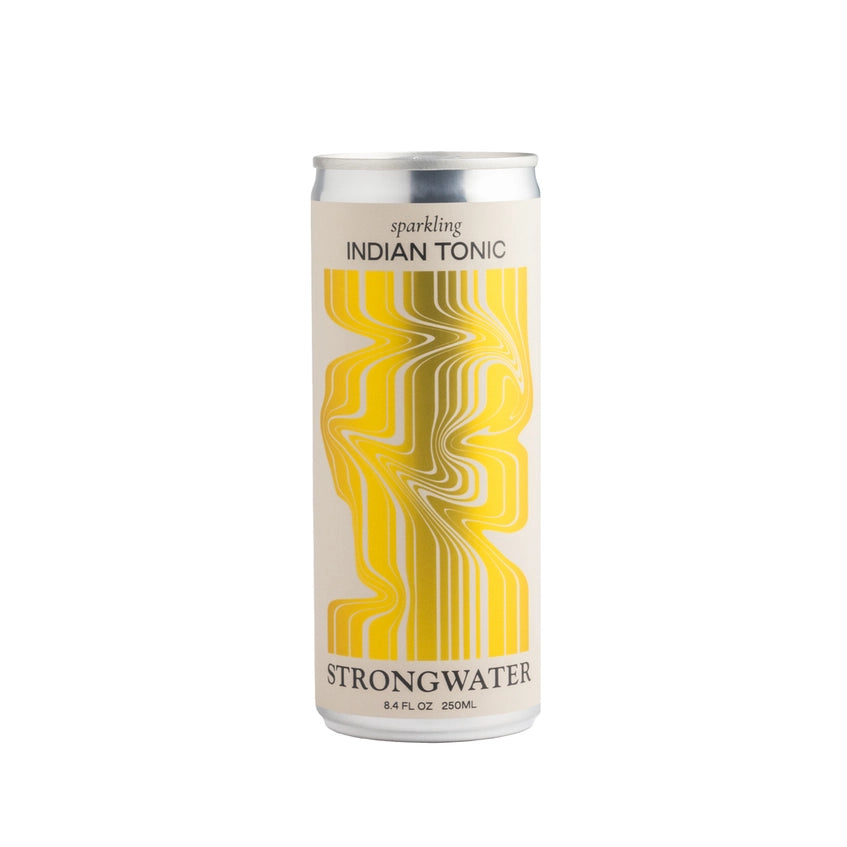 Strongwater Indian Tonic Water (250ml can 4 Pk)