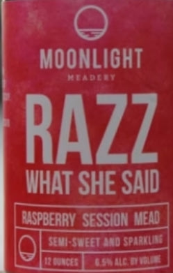 Moonlight Meadery Razz What She Said Mead