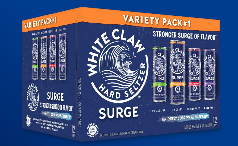 White Claw Surge Variety #2(12oz Can 12 Pk)