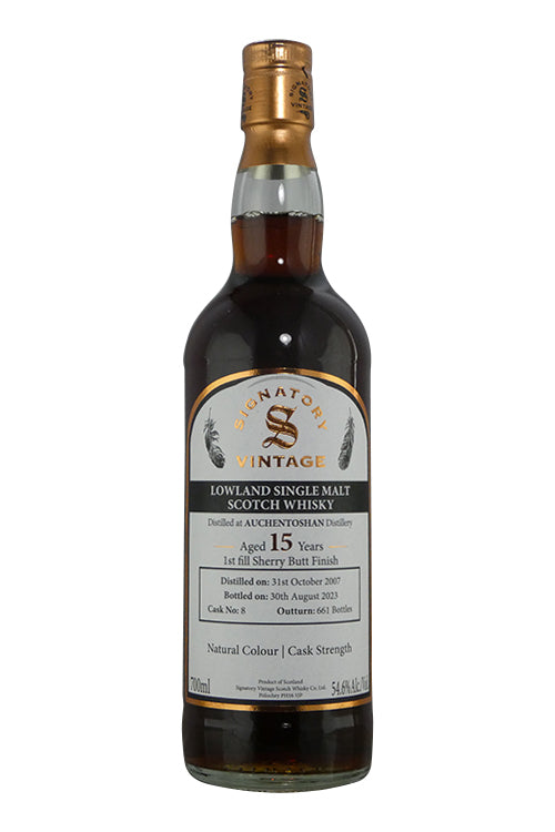 Signatory 'Cask Strength Collection' Single Cask Auchentoshan 2007 15 year old (700ml)