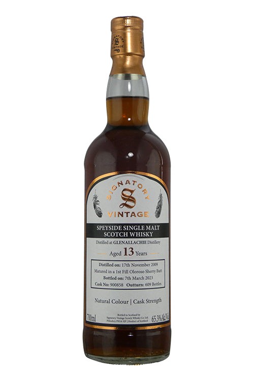 Signatory Cask Strenth Glenallachie Sherry Cask 13yr (700ml)2009