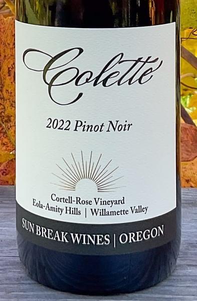 Sunbreak Pinot Noir Colette SOMLYAY - 2022 (750ml)
