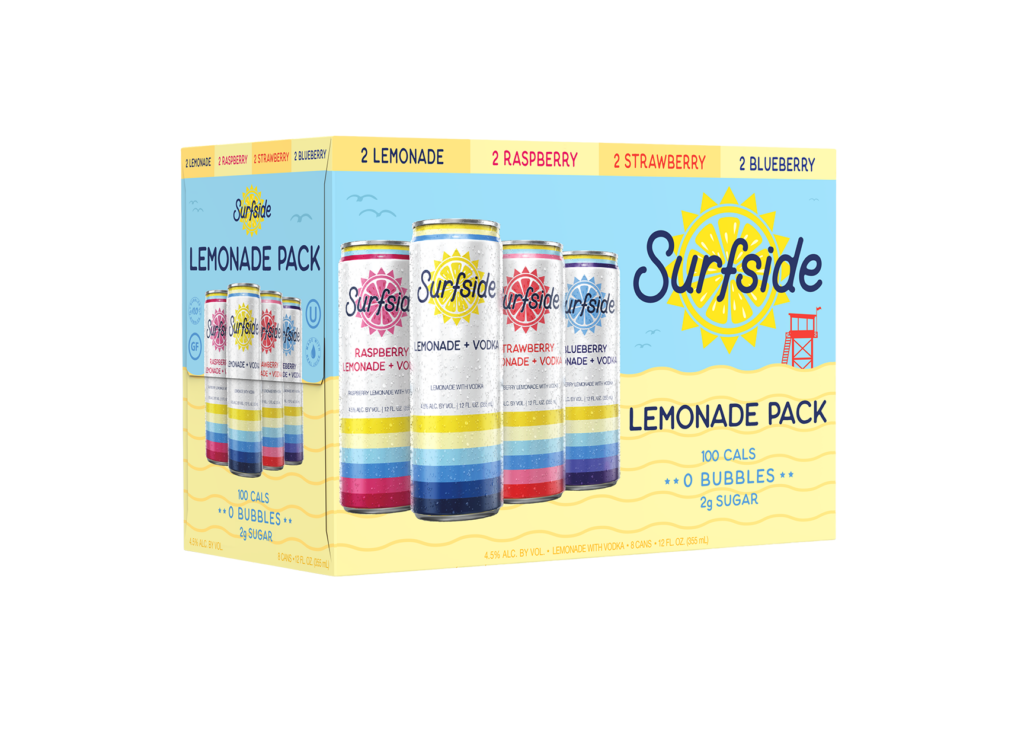 Surfside Lemonade Variety Pack(12oz 8pk Can)