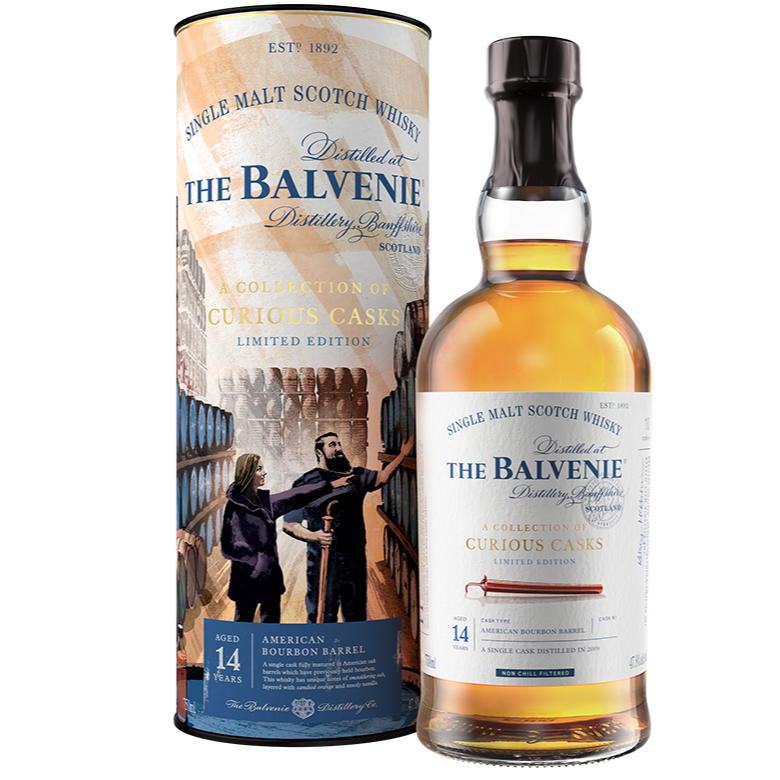 Balvenie 'A Collection of Curious Casks' American Bourbon Barrel 14 Year Old Single Malt Scotch (750ml)