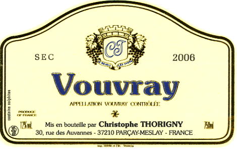 Thorigny Vouvray Sec - 2021 (750ml)