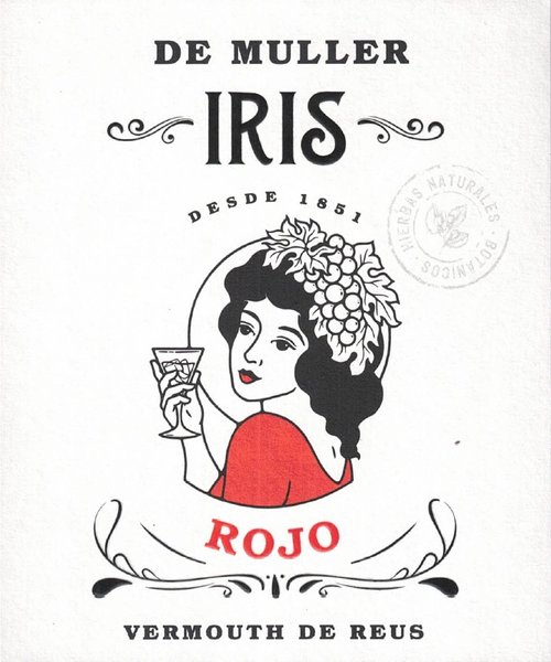 De Muller Iris Rojo Vermouth - NV (1L)