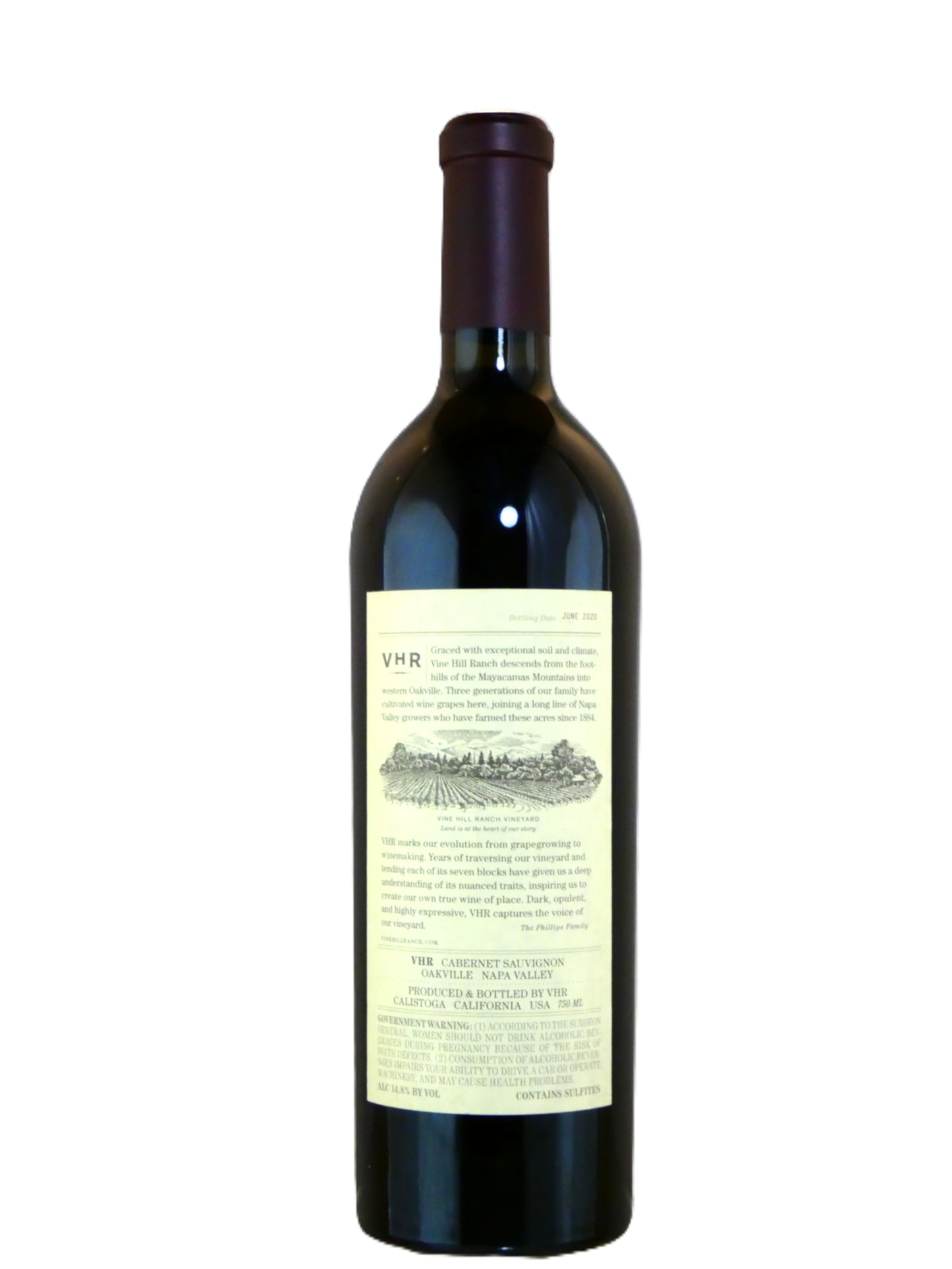 Vine Hill Ranch Napa Valley Cabernet - 2018 (750ml)