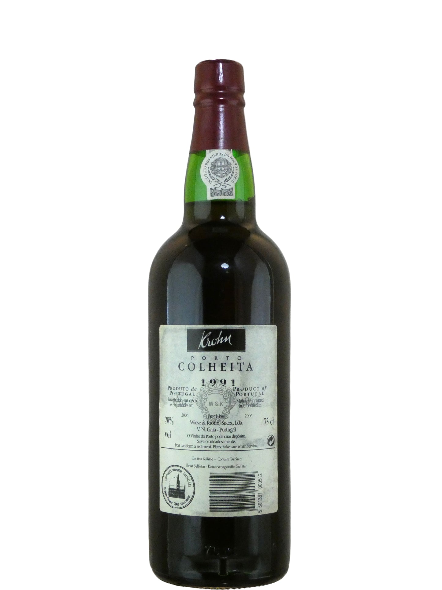 Wiese & Krohn Colheita Port - 1991 (750ml)