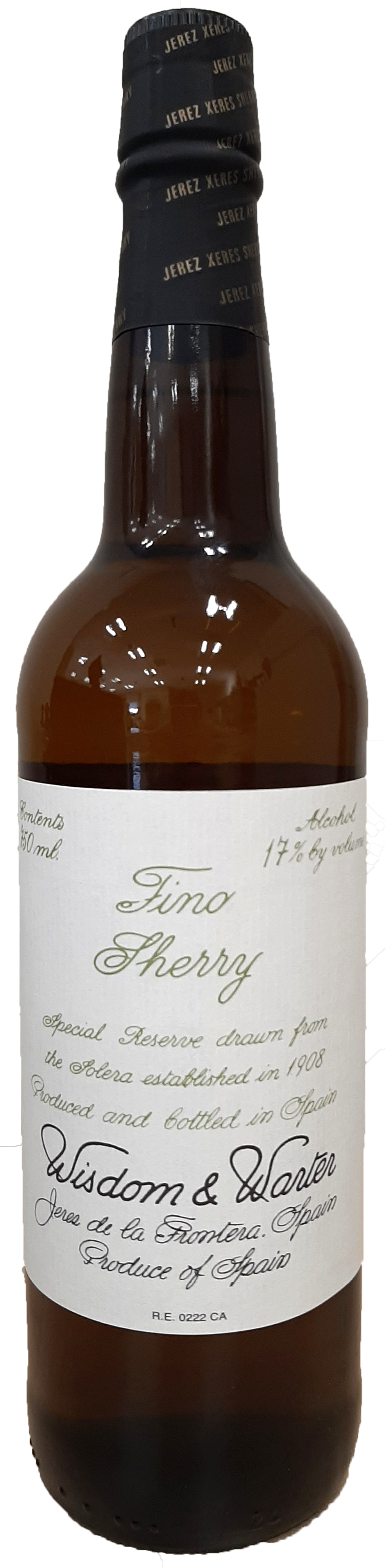 Wisdom and Warter Fino Sherry - NV (750ml)