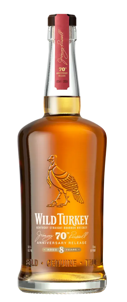 Wild Turkey 70th Anniversary Jimmy Russel 8 year Bourbon (750ml)