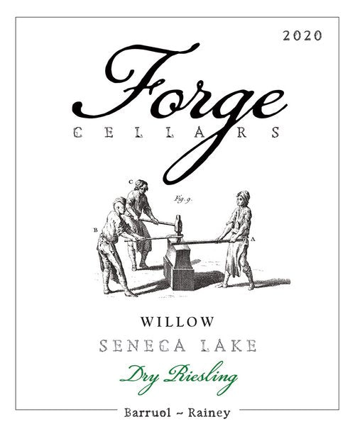 Forge Cellars Dry Riesling Willow Vyd Seneca Lake 2020