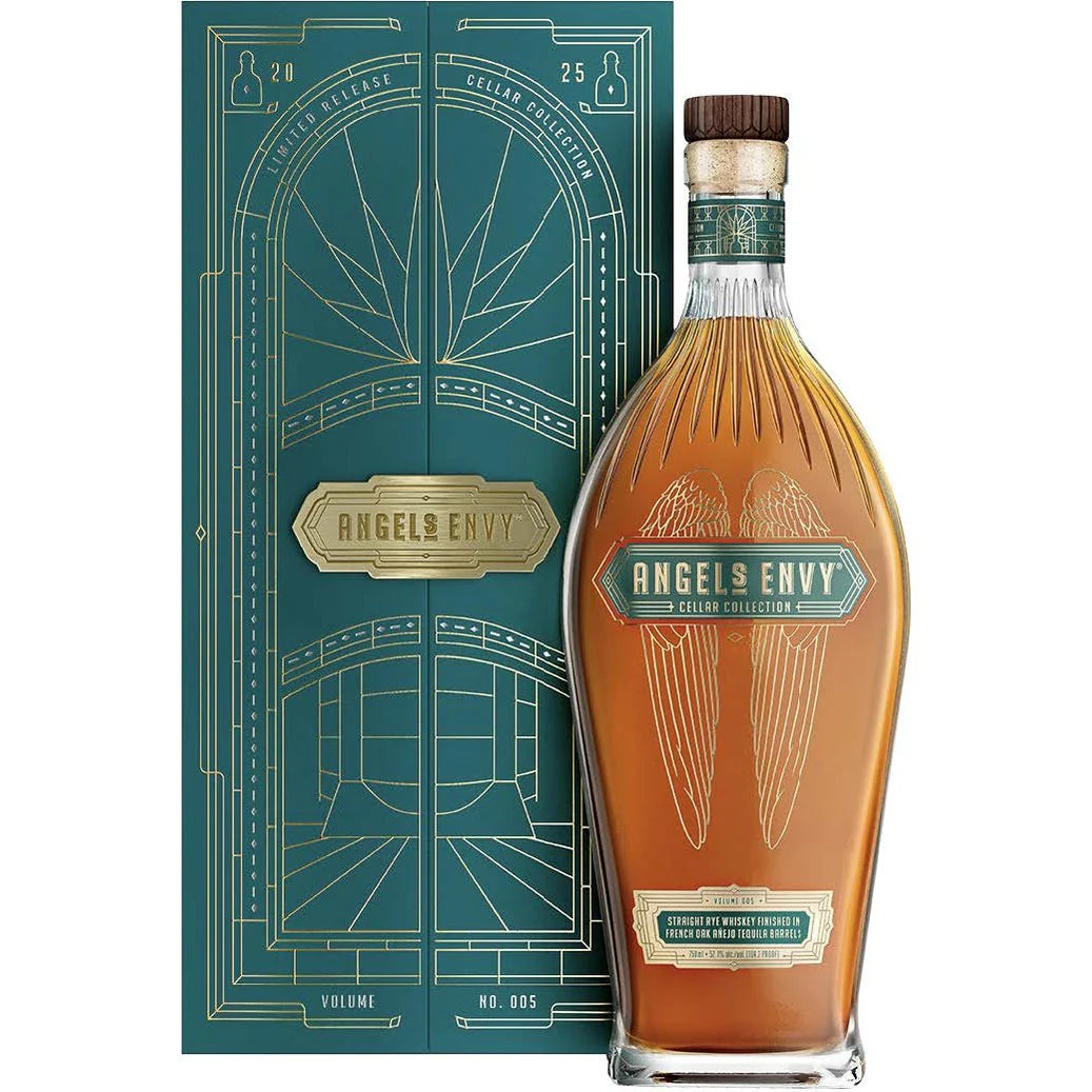Angel's Envy Cellar Collection Vol. 5 Straight Rye Whiskey Finished in French Oak Extra Añejo Tequila Barrels (750ml)