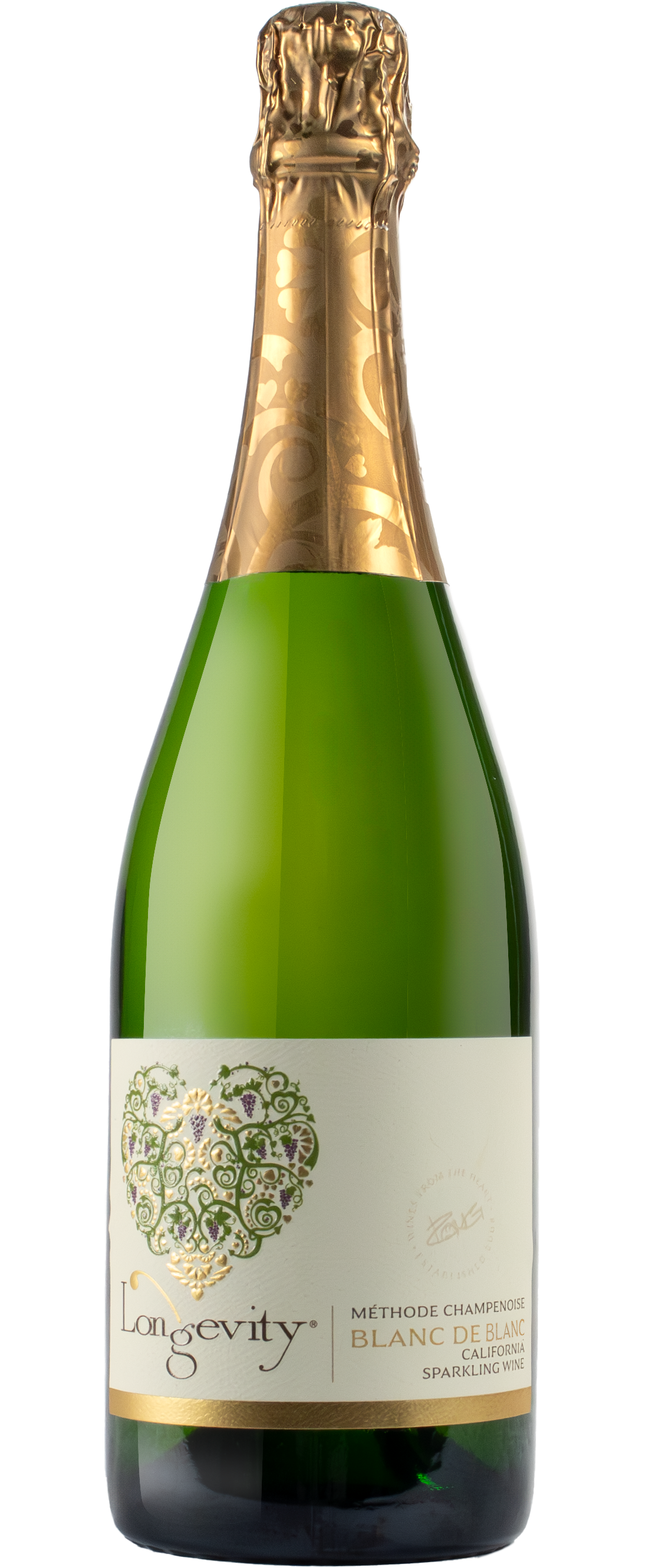 Longevity Wines Blanc de Blanc Sparkling Wine - NV (750ml)