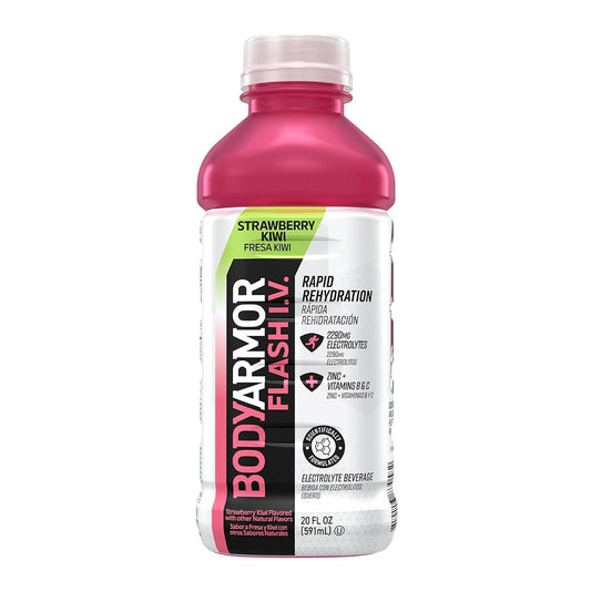 BodyArmor Flash IV Strawberry Kiwi 20oz