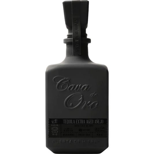 Cava de Oro 'Black Bottle' Tequila Extra Anejo (750ml)
