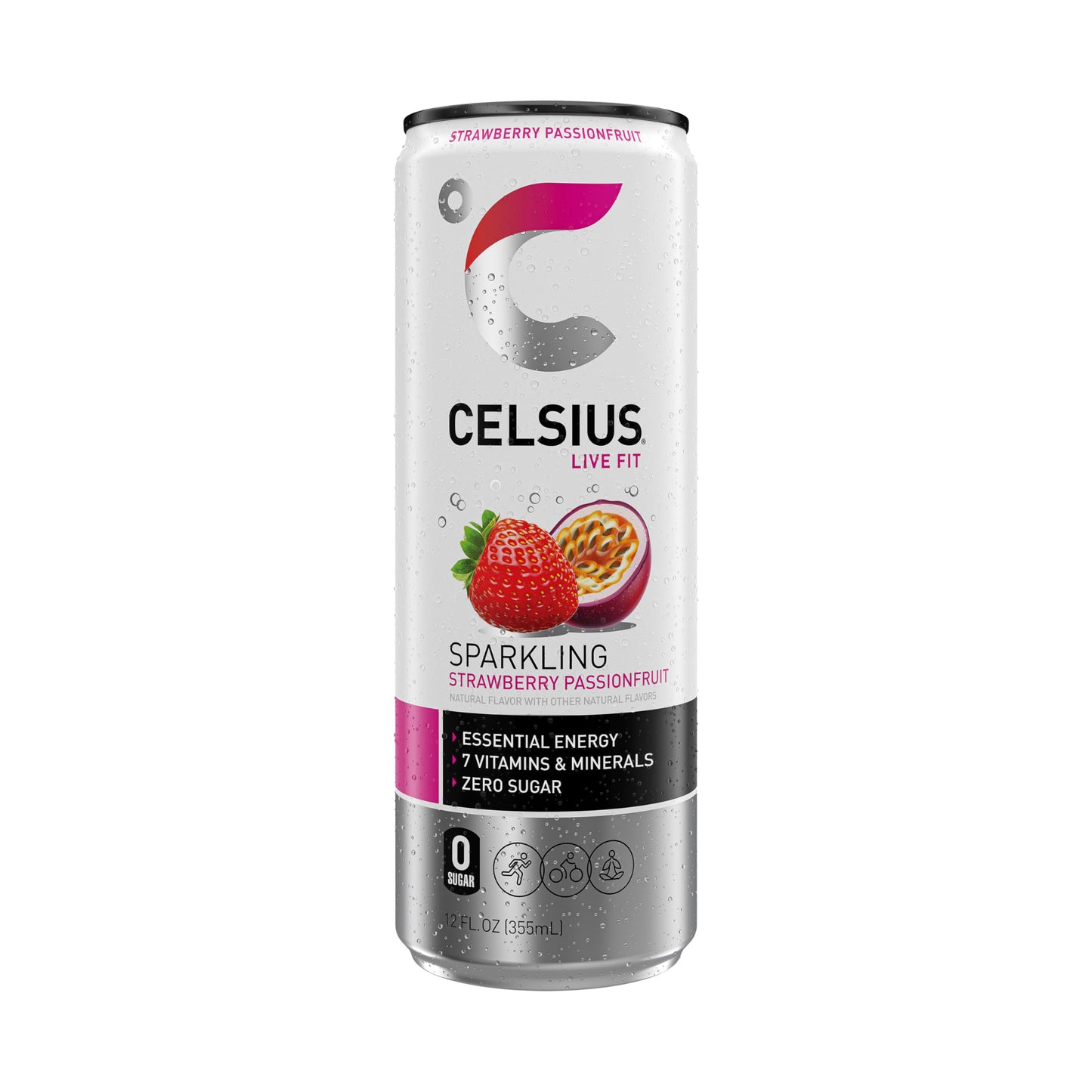 Celsius Strawberry Passion Fruit Sparking (12oz Can)