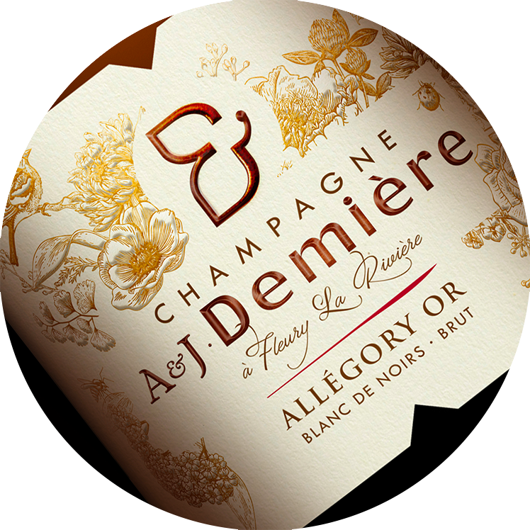 A & J Demiere Allegory Or Blanc de Noirs Brut - NV (750ml)