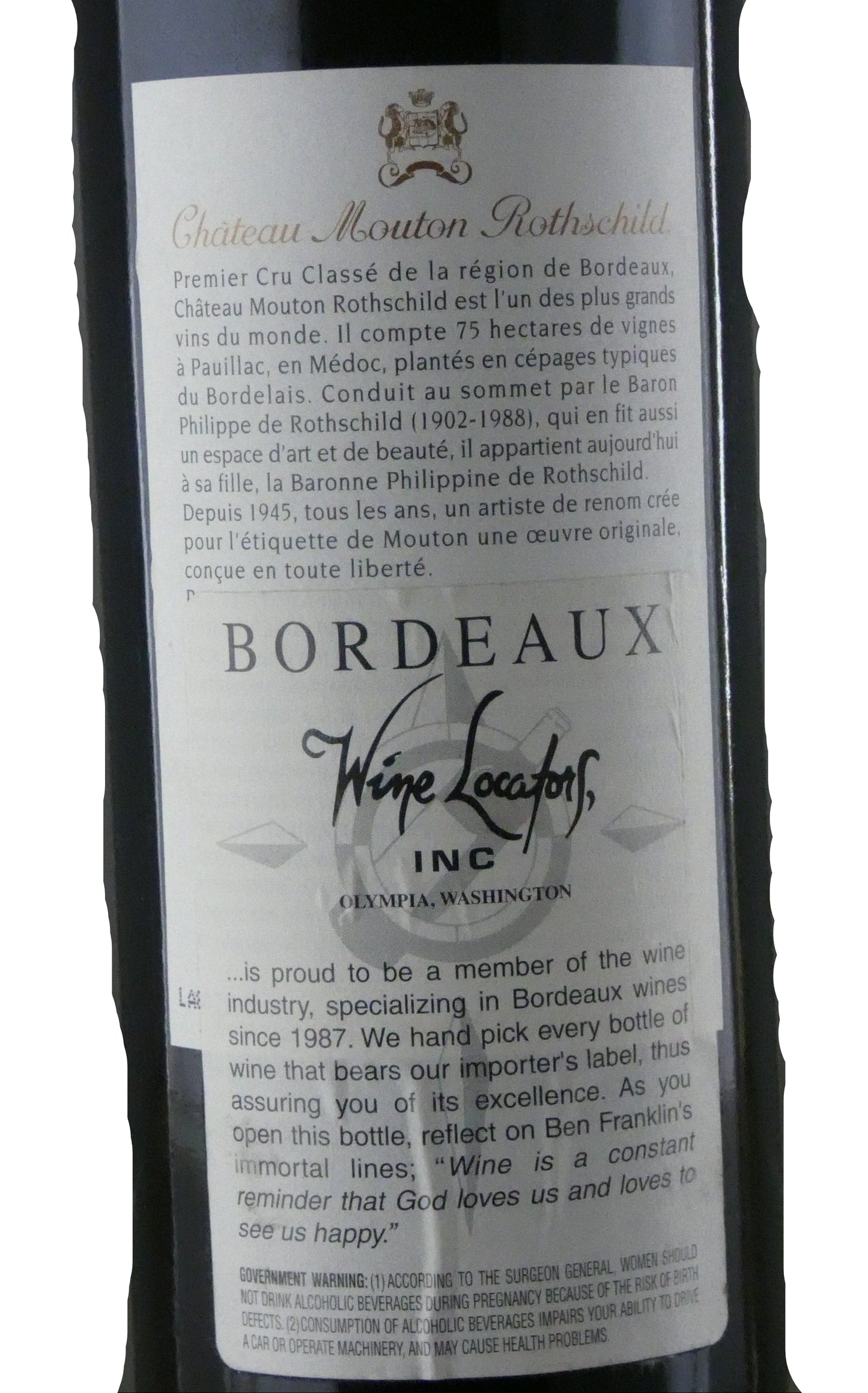Mouton Rothschild - 1999 (750ml)