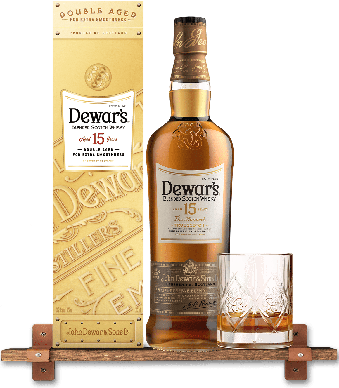 Dewar's 'The Monarch' 15 Year Old Blended Malt Scotch Whisky (750ml)