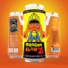 Crooked Crab Dragon Claw Z Hazy DIPA(16oz 4pk Can)