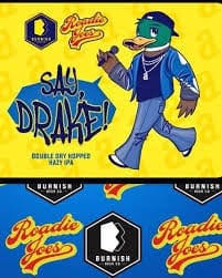 Burnish Beer Co. Say Drake! Hazy IPA(16oz Can 4pk)