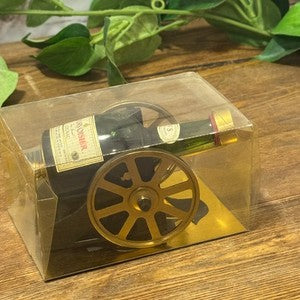 Courvoisier Napoleon Bottling with gift box with Miniature Gun Carriage 50ml 1990's (750ml)