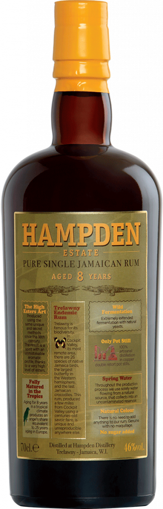 Hampden Estate Single Jamaican Rum 8 Year (750ml)