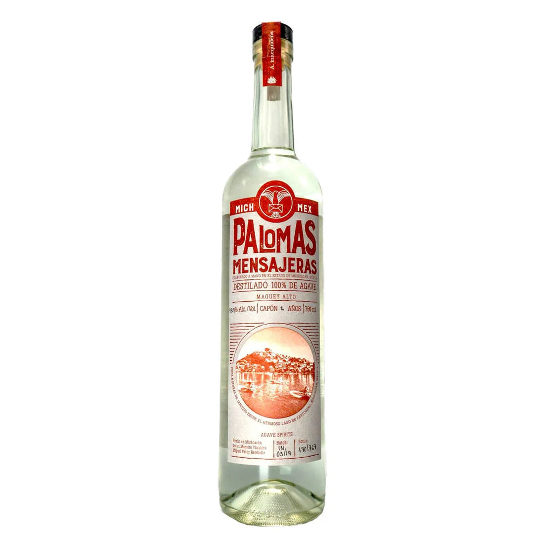 Palomas Mensajeras Alto Agave Spirit (750ml)