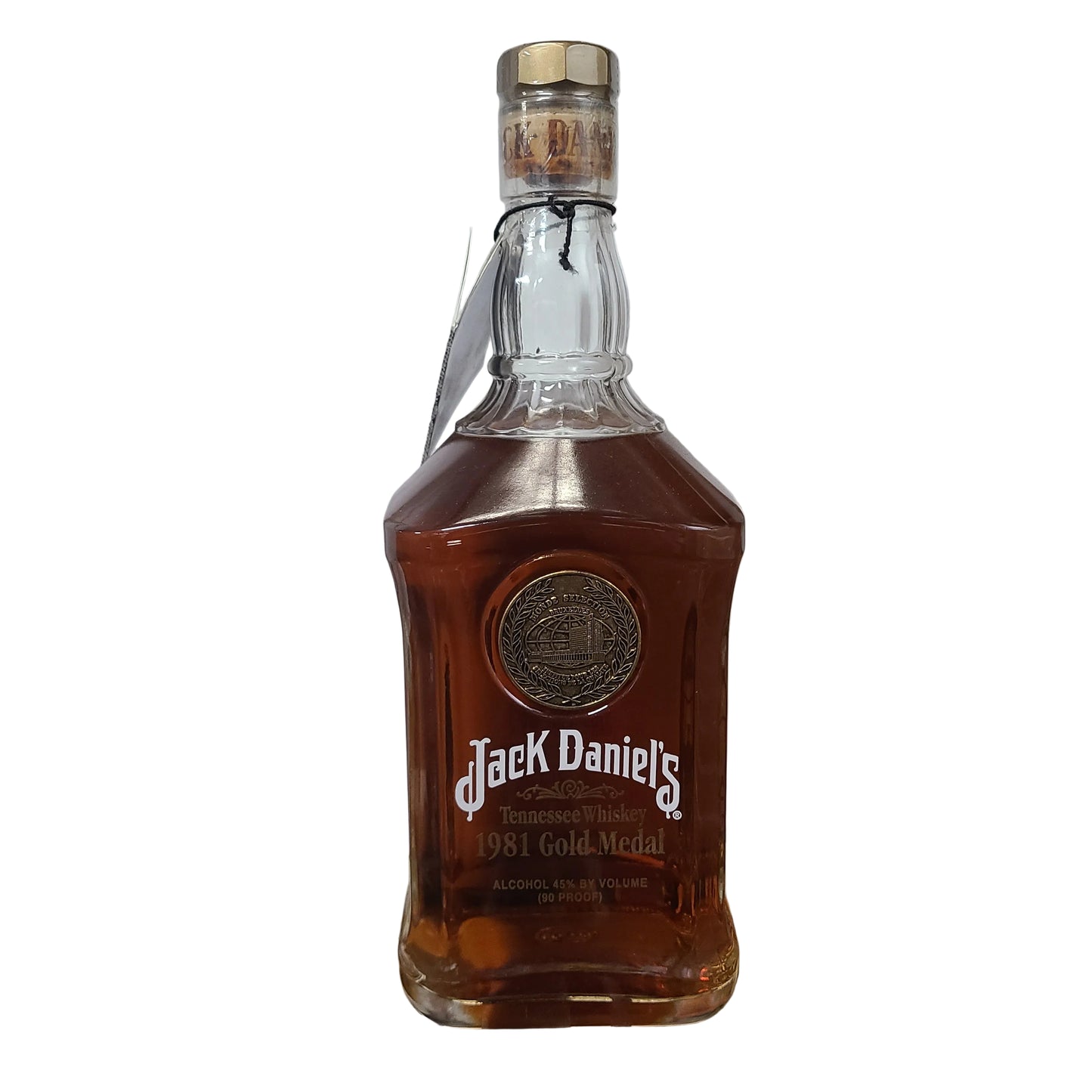 Jack Daniel's Gold Medal Series 1981 (Autographed James Bedford Distiller 2007) NO BOX (750ml)