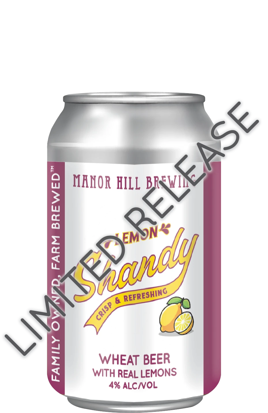 Manor Hill Lemon Shandy (12oz Can 6 Pk)