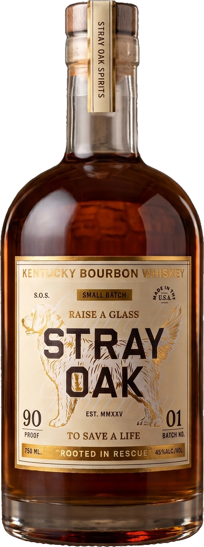 Stray Oak Bourbon (750ml)