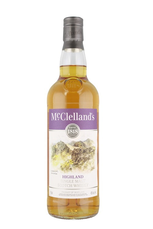 McClelland's Highland Single Malt Scotch Whisky (750ml)