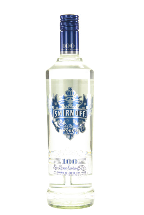 Smirnoff Blue (100 Proof) Vodka (750ml)