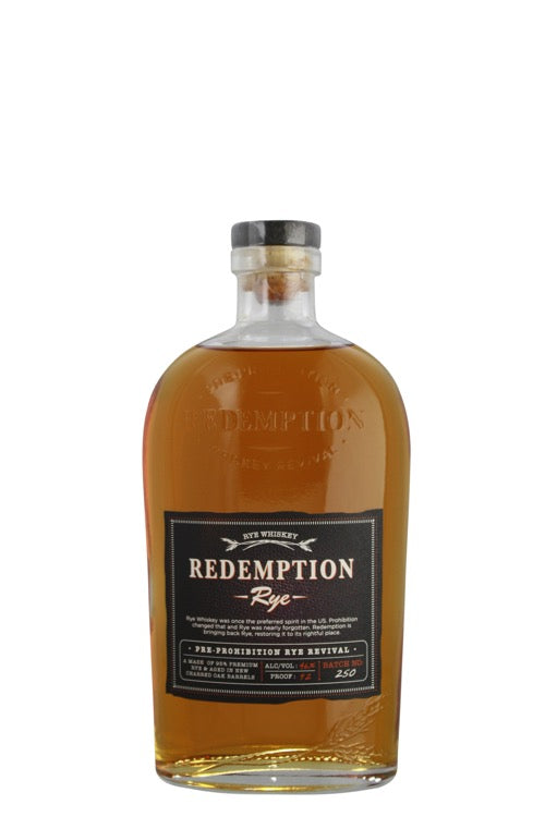 Redemption Straight Rye Whiskey (750ml)