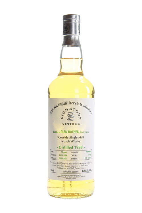 Signatory Glen Rothes Un-chillfiltered Collection (750ml)