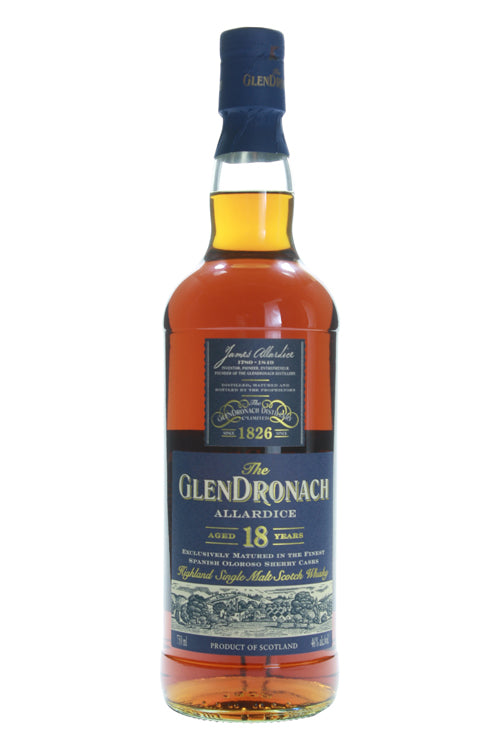 Glendronach Allardice 18 Year Old Single Malt Scotch Whisky (750ml)