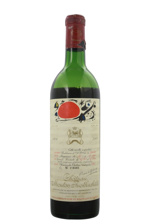 Mouton Rothschild low shoulder- 1969 (750ml)