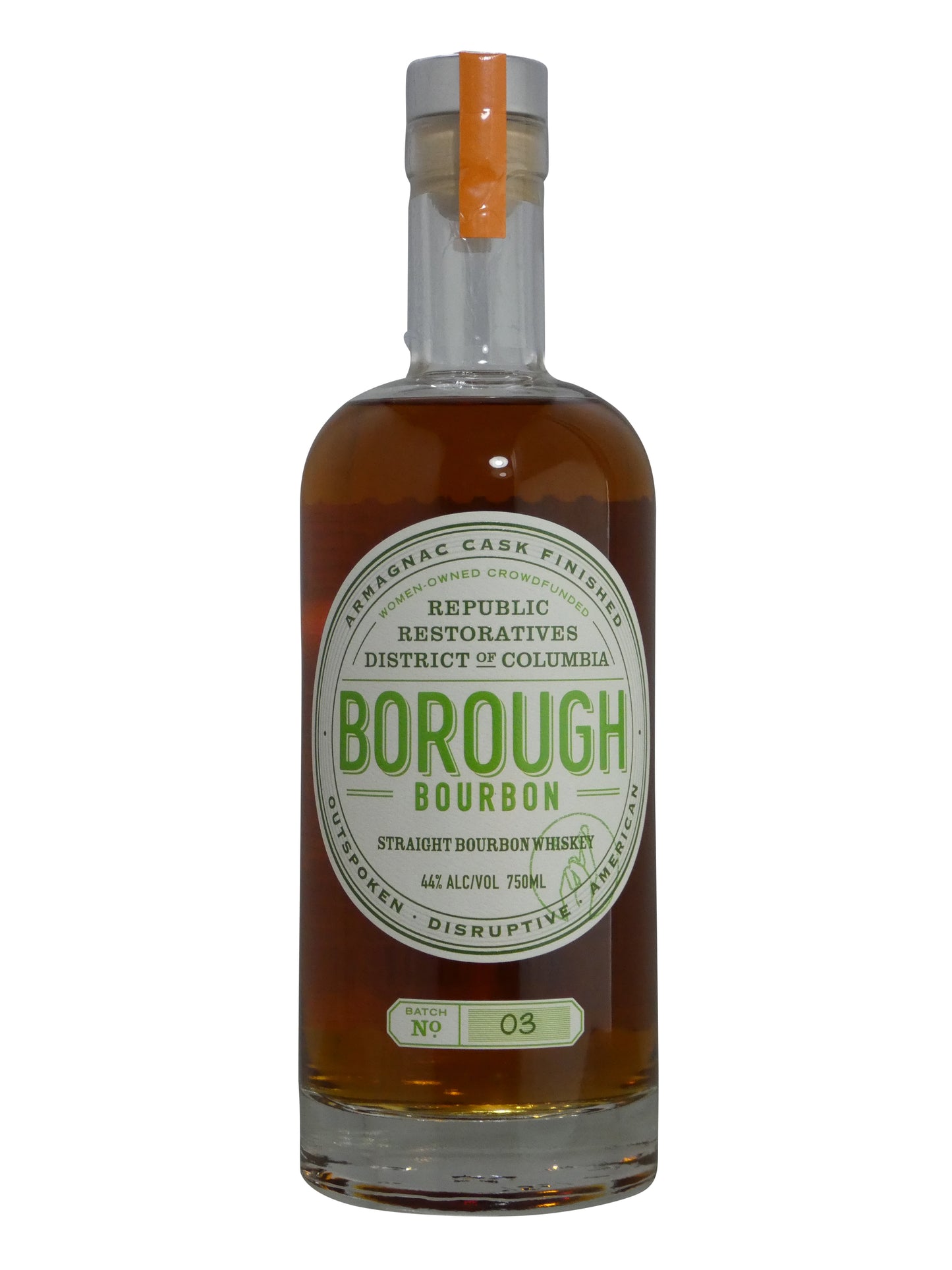 Republic Restoratives Borough Straight Bourbon Batch No. 03 Armagnac Cask (750ml)