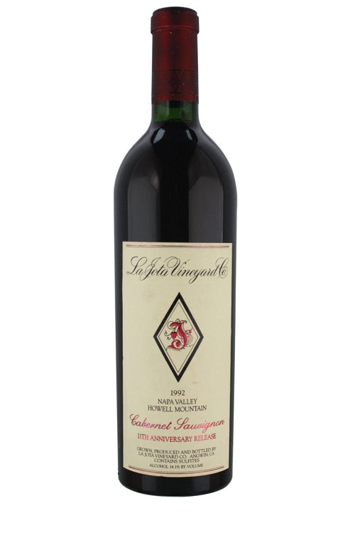 La Jota Vineyards Napa Valley Howell Mountain Cabernet Sauvignon - 1992 (750ml)