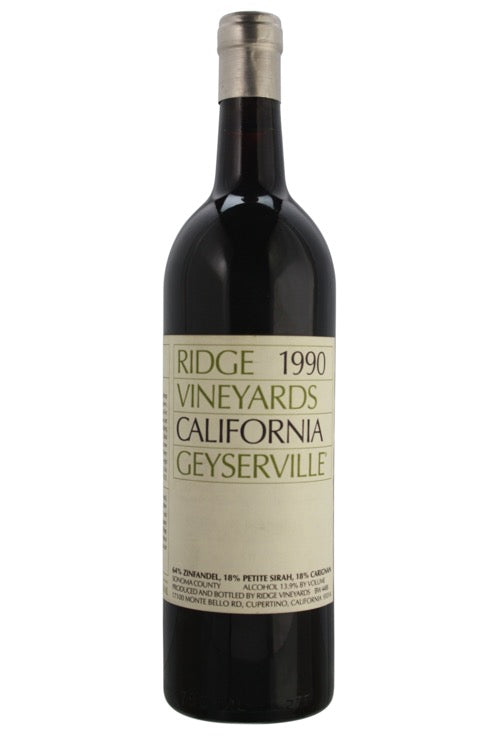 Ridge Vineyards Geyserville - 1990 (750ml)