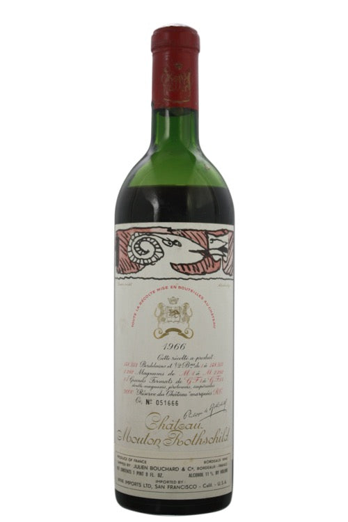 Mouton Rothschild (Low-Shoulder) - 1966 (750ml)