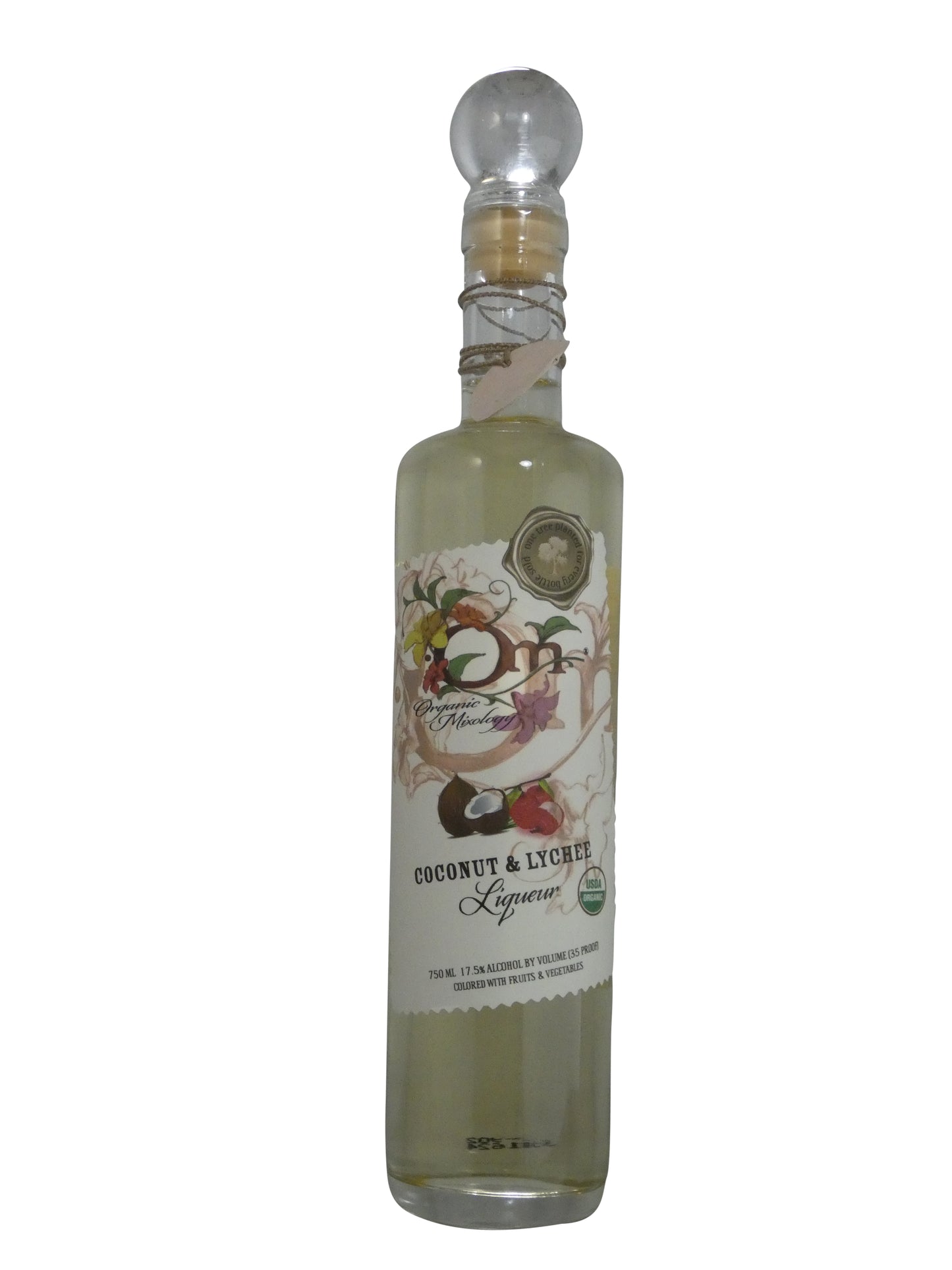 Organic Mixology Michigan Coconut & Lychee Liqueur (750ml)