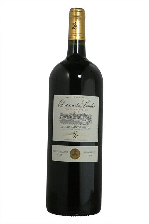 Château des Landes Lussac Saint Emilion Cuvee Tradition (Magnum) - 2015 (1.5L)