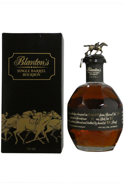 Blanton's 'Black label' Single Barrel Kentucky Straight Bourbon Whiskey (Japanese) (750ml)