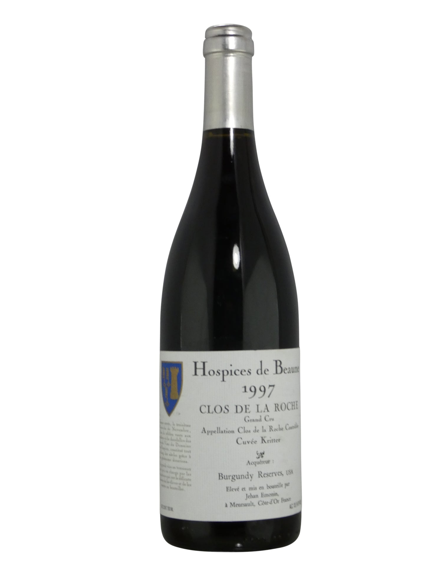 Hospices de Beaune Clos de la Roche Grand Cru Cuvee Georges Kritter Jehan Emonin - 1997 (750ml)