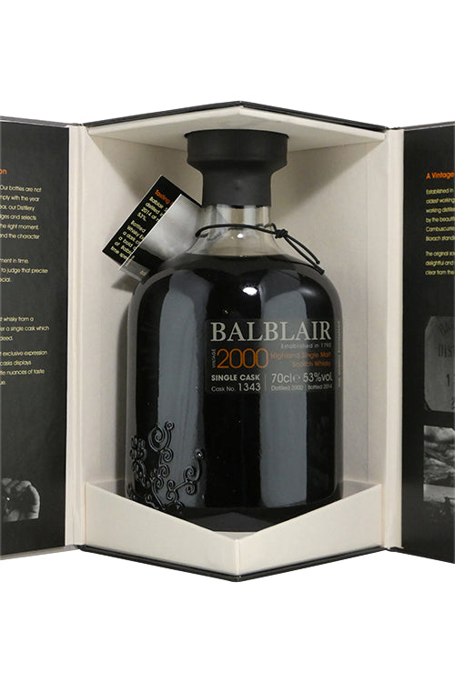 2000 Balblair Vintage Release Single Malt Scotch Whisky (750ml)
